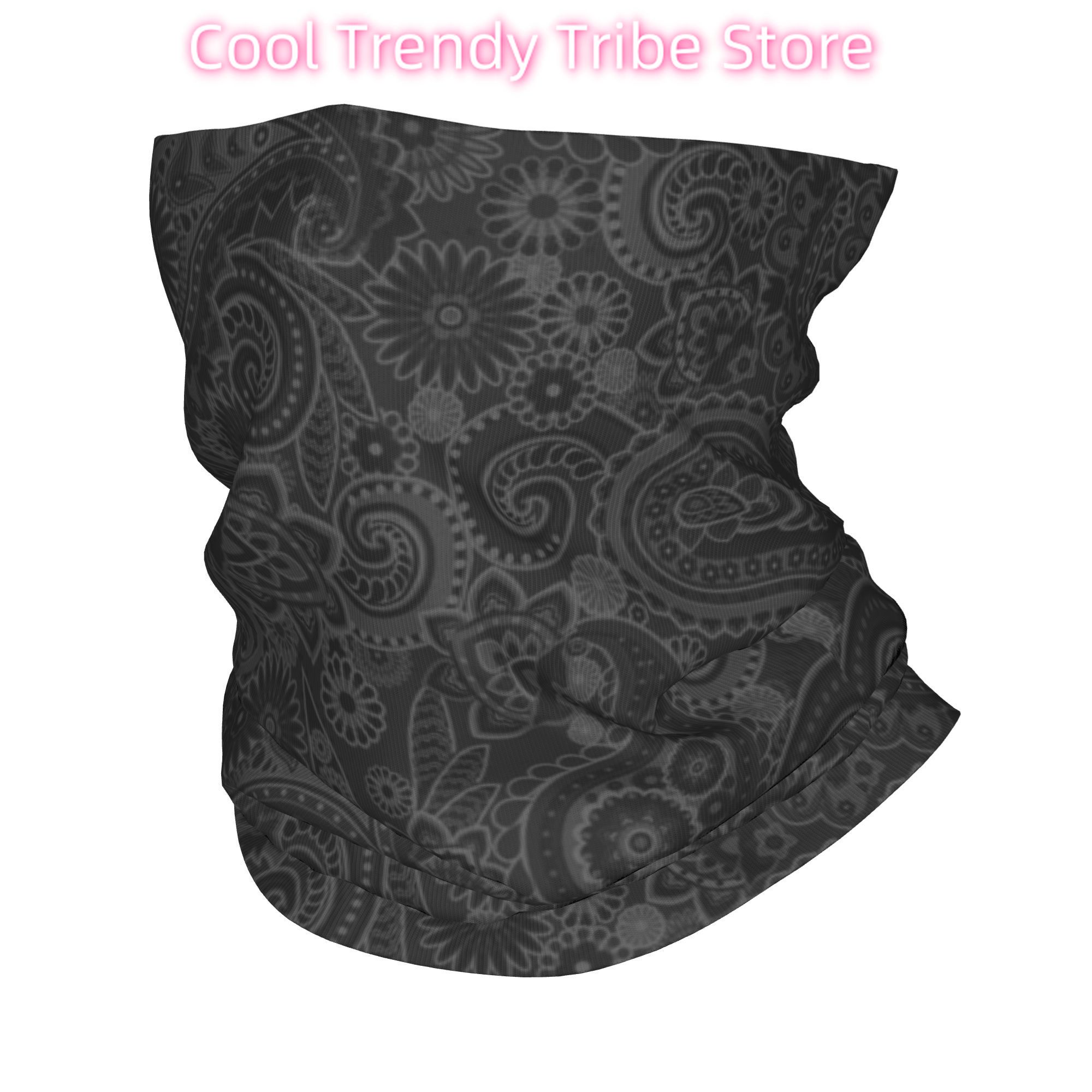 Neck Warmer Tube - Personalizado paisley chicano bandana inverno bandana