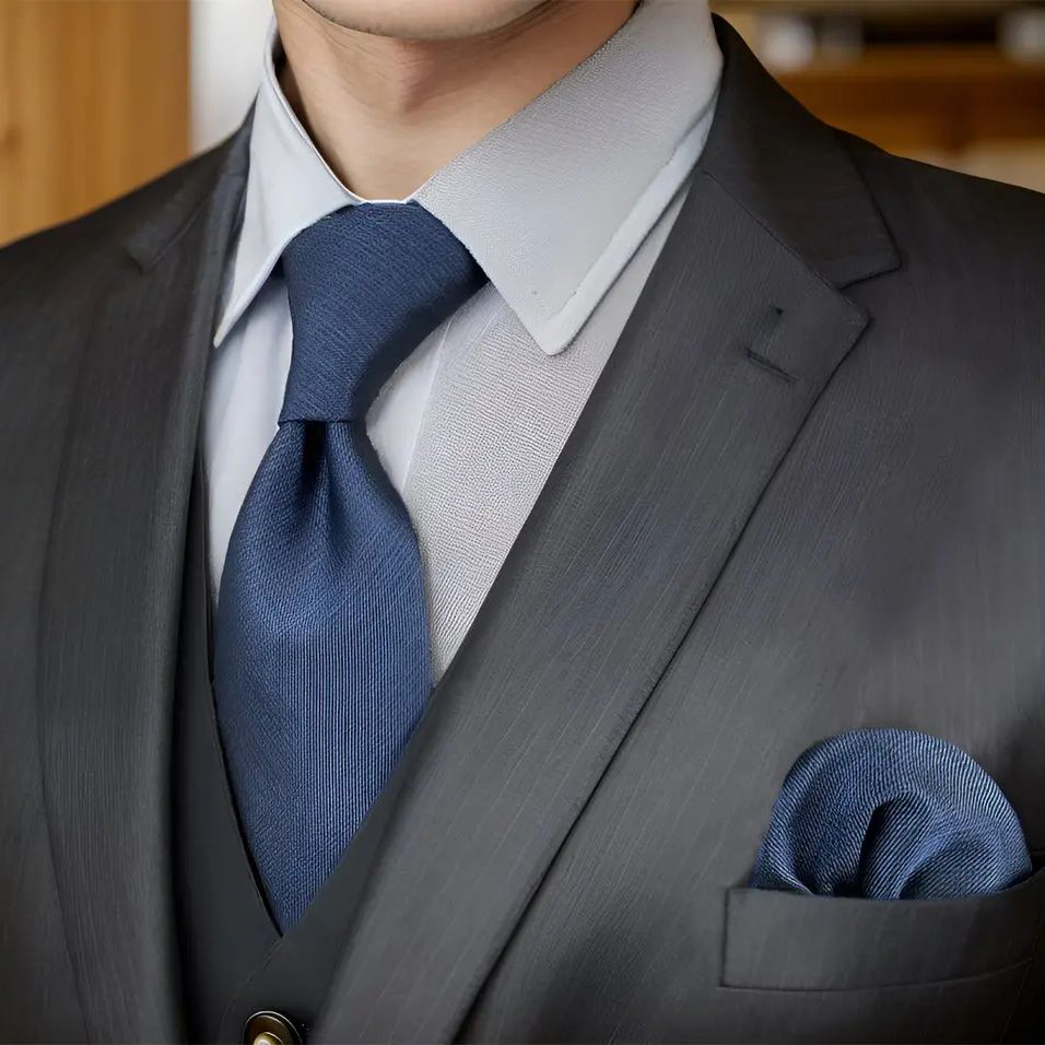 Bow Tie Pre Tied - D20 conjunto de gravata masculina sólida
