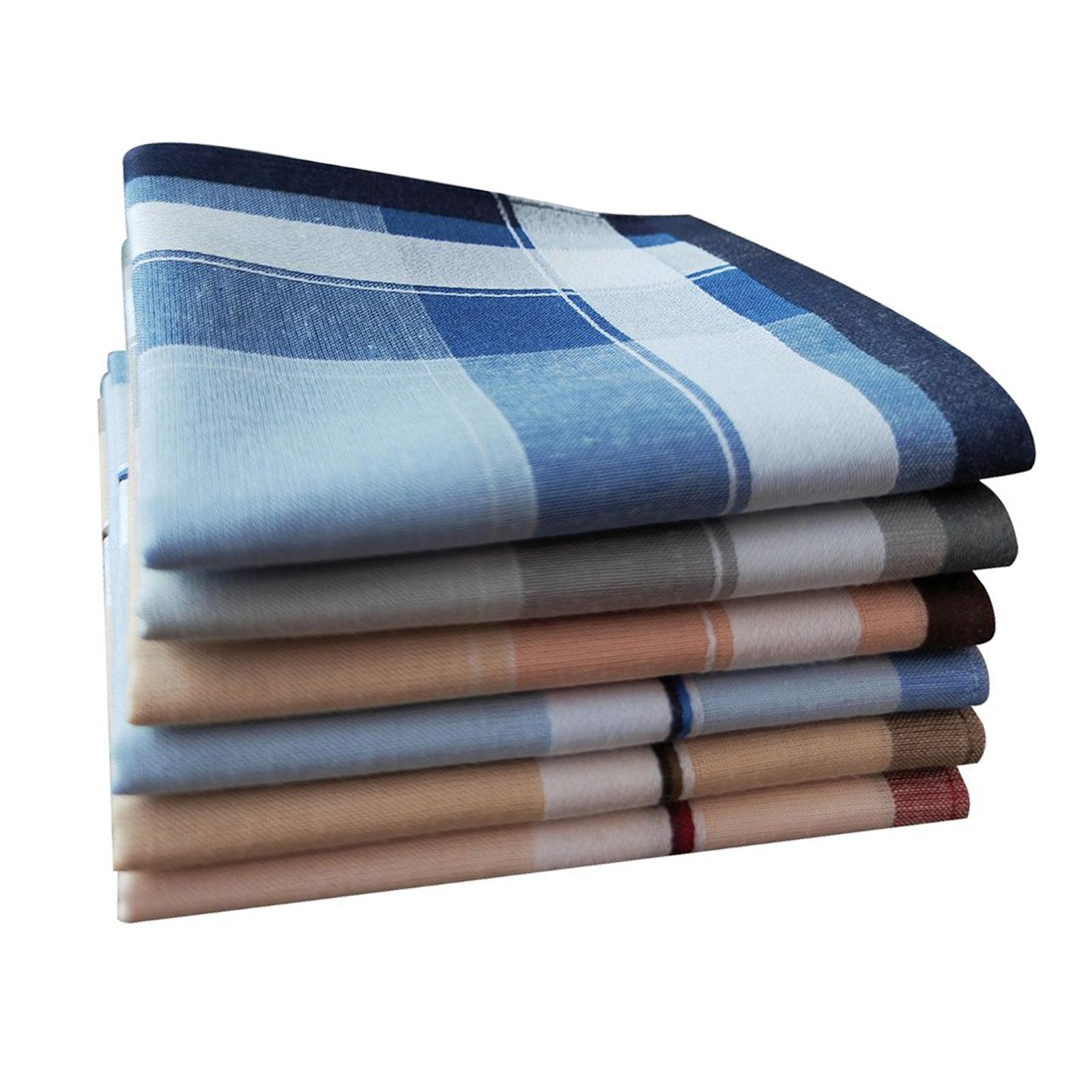 Conjunto de 6 Lenços de Algodã - Handkerchief Cotton Men avaliação e preço
