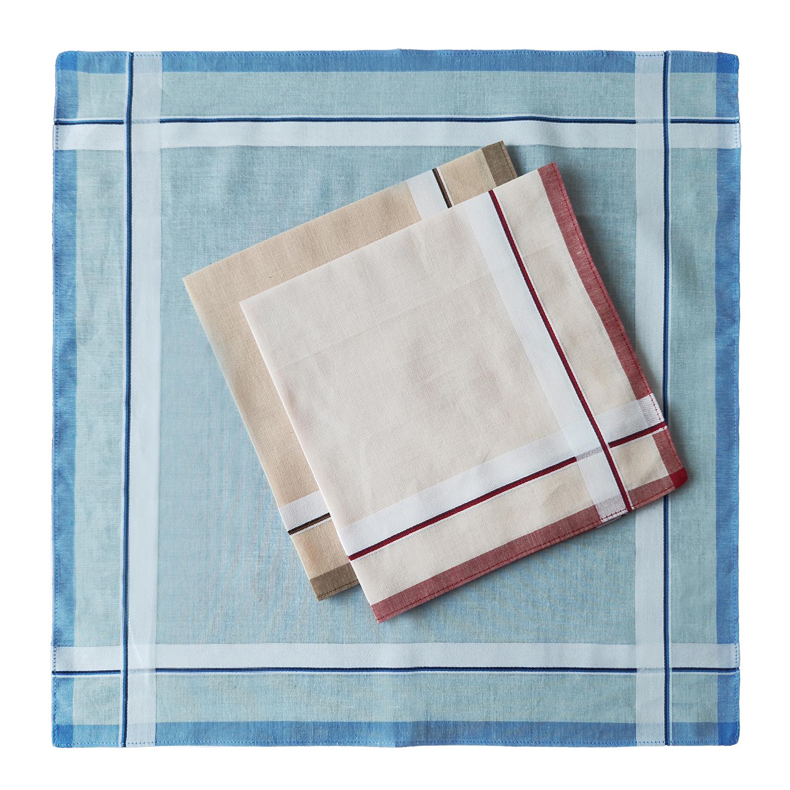 Conjunto de 6 Lenços de Algodã - Handkerchief Cotton Men avaliação e preço