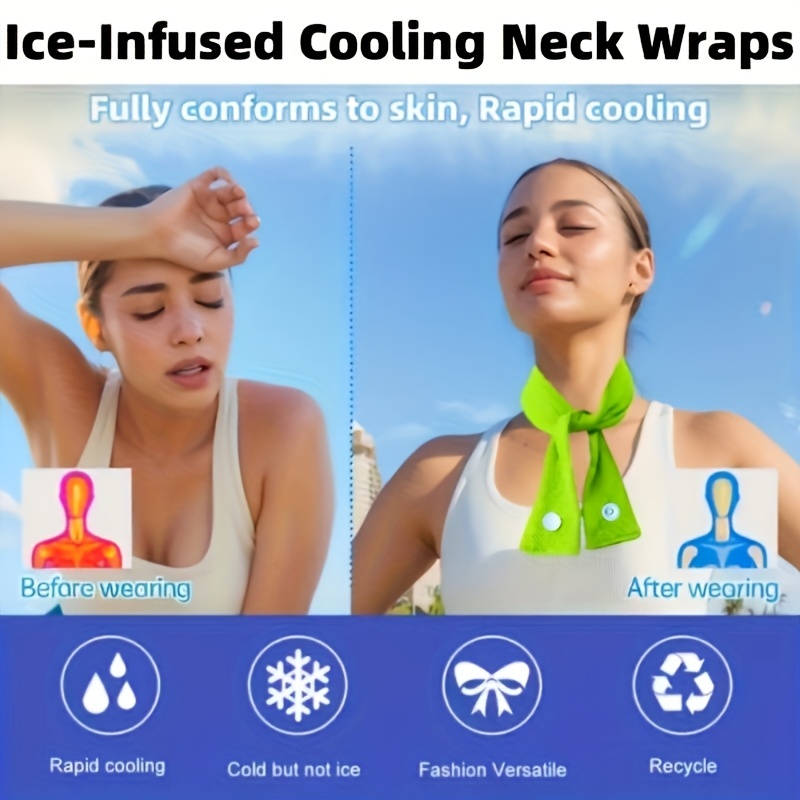 Lenço de Pescoço Refrescante,  - Silk Neck Scarf avaliação e preço
