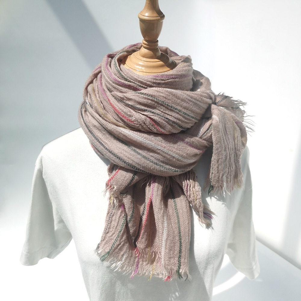 Lenço masculino listrado de lã - Muffler Men Wool avaliação e preço