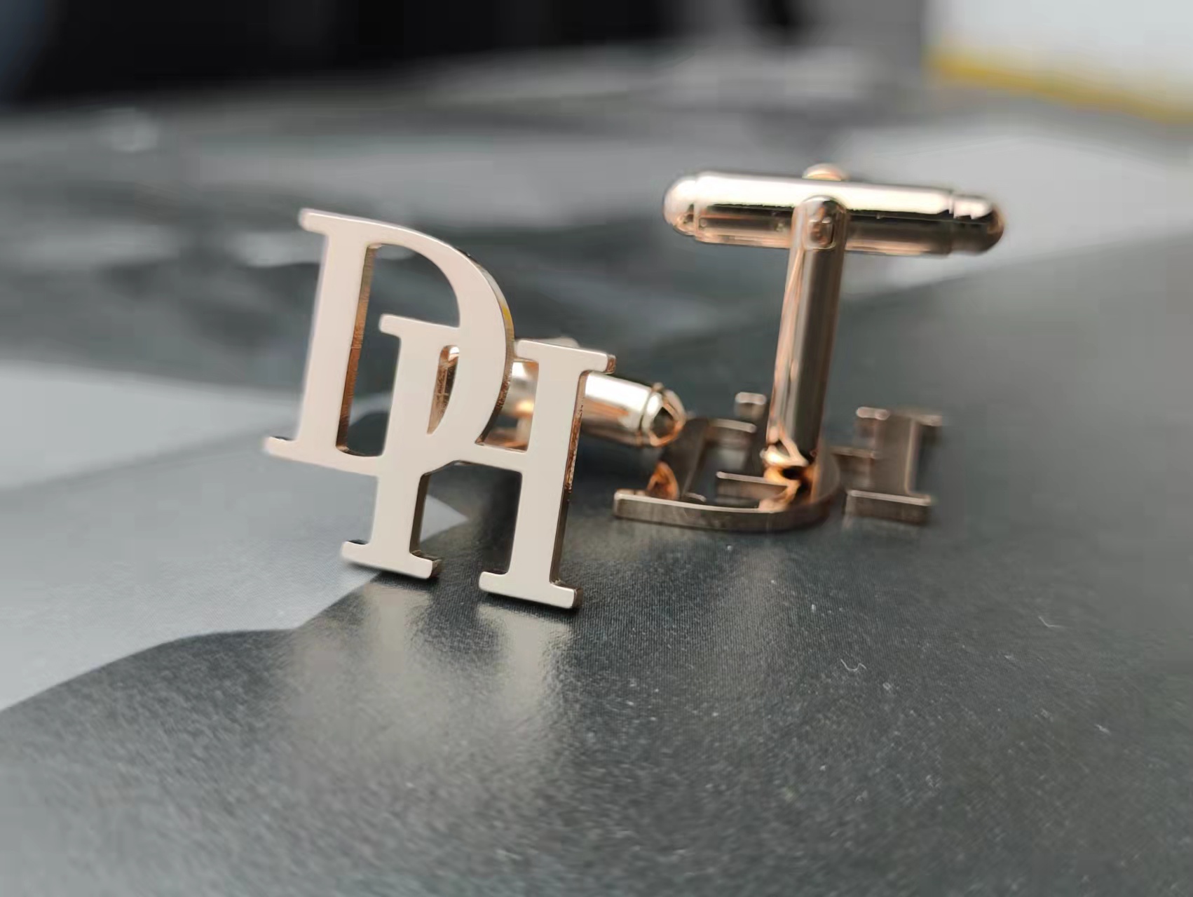 Abotoaduras personalizadas par - Tie Clip Silver avaliação e preço