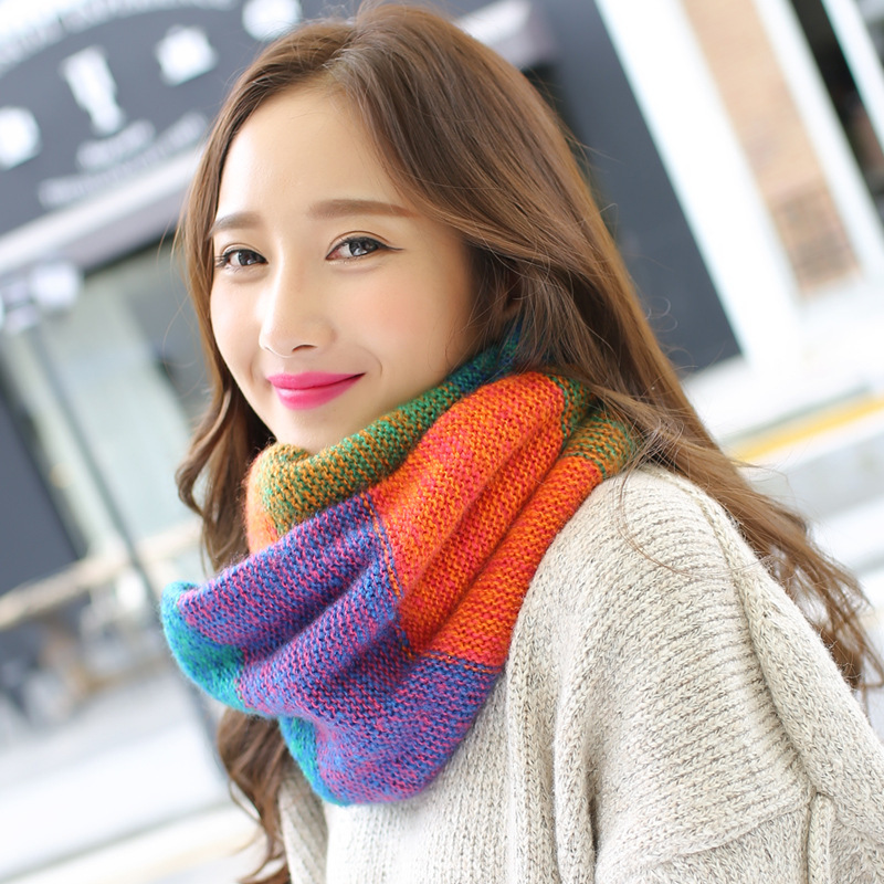 Lenços infinitos de malha arco - Infinity Scarf Knit avaliação e preço