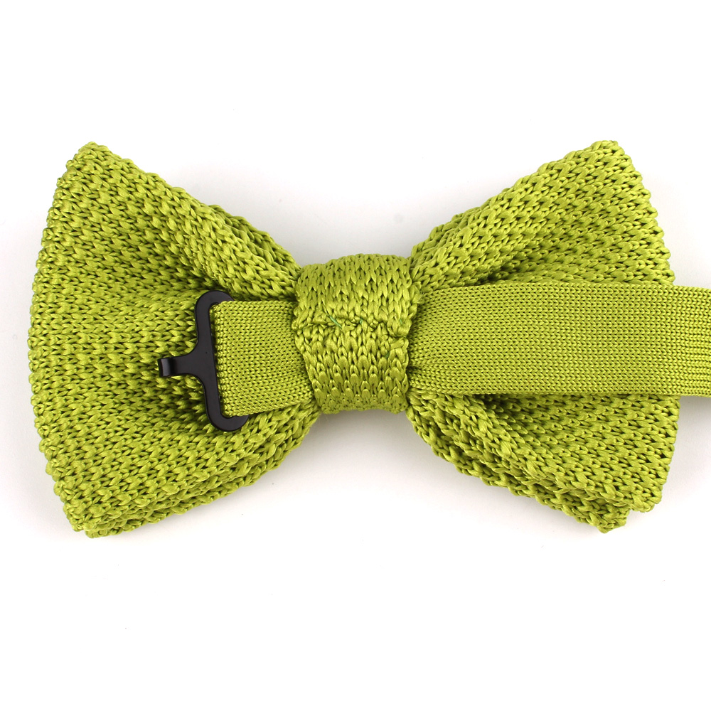 Novo masculino sólido malha gr - Bow Tie Pre Tied avaliação e preço
