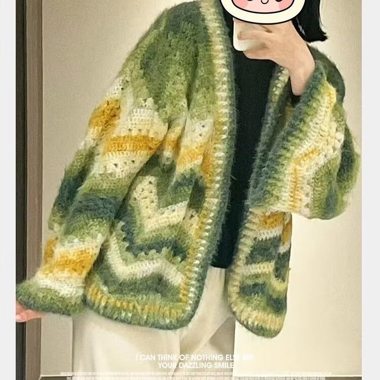 Fio de Lã Mohair Degradê Tingi - Woven Scarf Blanket avaliação e preço