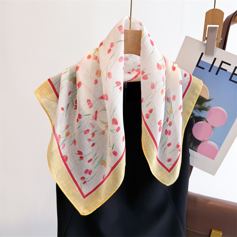 Lenço Quadrado de Algodão e Li - Bandana Cotton avaliação e preço