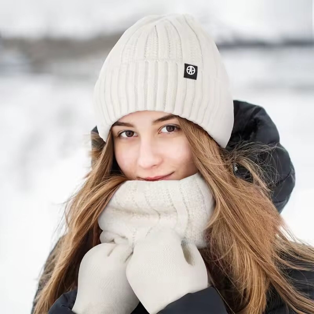 3 pçs inverno gorro chapéu luv - Muffler Men Wool avaliação e preço