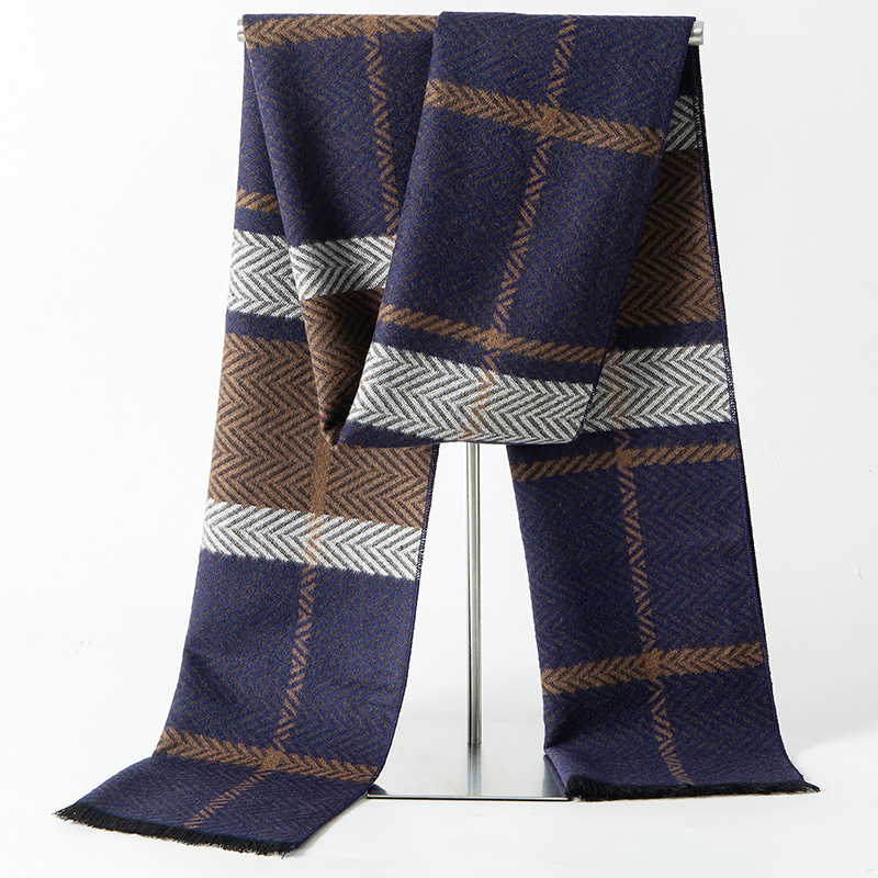 Marca de designer xadrez inver - Muffler Men Wool avaliação e preço
